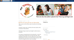 Desktop Screenshot of mypantrybag.blogspot.com