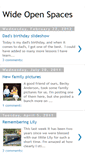 Mobile Screenshot of ourwideopenspaces.blogspot.com