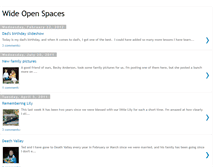 Tablet Screenshot of ourwideopenspaces.blogspot.com