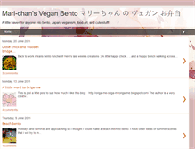 Tablet Screenshot of mari-chan-veganbento.blogspot.com