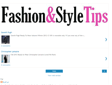 Tablet Screenshot of fashionandstyletipss.blogspot.com