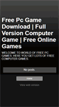 Mobile Screenshot of freecomputergames-pcgames.blogspot.com
