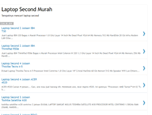 Tablet Screenshot of laptopsecondmurah.blogspot.com