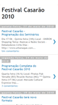 Mobile Screenshot of festivalcasarao.blogspot.com