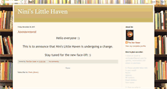 Desktop Screenshot of ninislittlehaven.blogspot.com