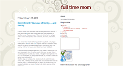 Desktop Screenshot of full--time--mom.blogspot.com