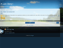 Tablet Screenshot of alionstory.blogspot.com