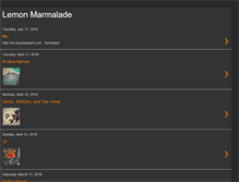 Tablet Screenshot of lemonmarmalade805.blogspot.com