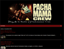 Tablet Screenshot of pachamamacrew.blogspot.com