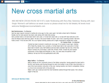 Tablet Screenshot of newcrossmartialarts.blogspot.com