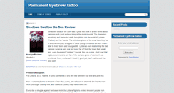 Desktop Screenshot of permanenteyebrowtattoo.blogspot.com