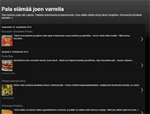 Tablet Screenshot of palaelamaajoenvarrella.blogspot.com