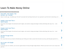 Tablet Screenshot of learn-make-moneyonline.blogspot.com