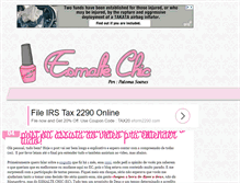 Tablet Screenshot of esmaltechic.blogspot.com