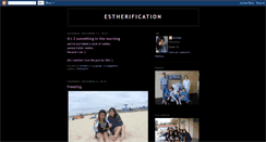 Desktop Screenshot of estherification91.blogspot.com