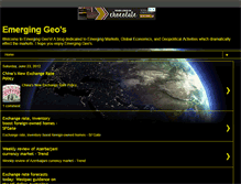 Tablet Screenshot of emerginggeos.blogspot.com