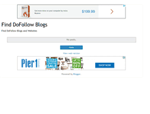 Tablet Screenshot of finddofollowblogs.blogspot.com