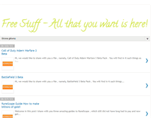 Tablet Screenshot of best-free-stuff.blogspot.com