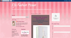 Desktop Screenshot of efufashionhouse.blogspot.com