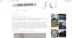 Desktop Screenshot of aniagrzesik.blogspot.com