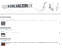 Tablet Screenshot of aniagrzesik.blogspot.com