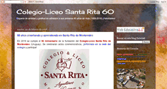 Desktop Screenshot of colegiosantarita50.blogspot.com