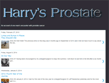 Tablet Screenshot of harrysprostate.blogspot.com