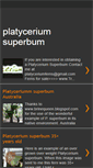 Mobile Screenshot of platyceriumsuperbum.blogspot.com