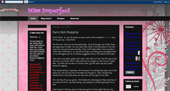 Desktop Screenshot of missimperfect33.blogspot.com