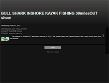 Tablet Screenshot of bullsharkinshorekayakfishing.blogspot.com