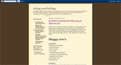Desktop Screenshot of eatingyourfeelings.blogspot.com