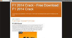 Desktop Screenshot of f1-2014-crack.blogspot.com