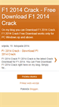 Mobile Screenshot of f1-2014-crack.blogspot.com