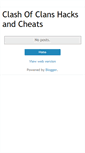 Mobile Screenshot of clashofclanshacksandcheats.blogspot.com