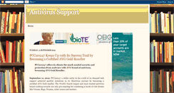 Desktop Screenshot of pccare247antivirus-support.blogspot.com