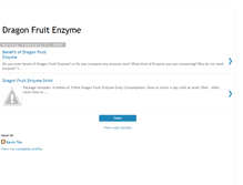 Tablet Screenshot of dragonfruitenzymes.blogspot.com
