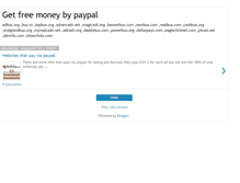 Tablet Screenshot of freemoneybypaypal.blogspot.com