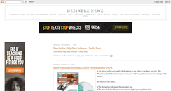 Desktop Screenshot of dezinerznewz.blogspot.com