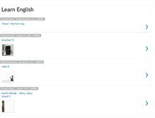 Tablet Screenshot of learn-english-upsr.blogspot.com