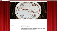 Desktop Screenshot of agnesdavidwedding.blogspot.com