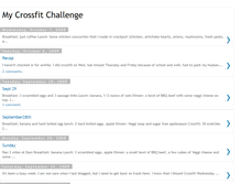 Tablet Screenshot of mycrossfitchallenge.blogspot.com