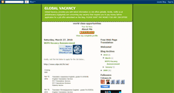 Desktop Screenshot of globalvacancyng.blogspot.com