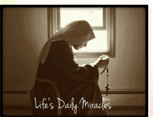 Tablet Screenshot of lifesdailymiracles.blogspot.com