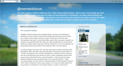 Desktop Screenshot of memetolicious.blogspot.com