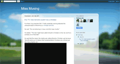 Desktop Screenshot of missmusing.blogspot.com