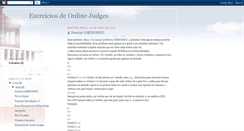 Desktop Screenshot of onlinejudges.blogspot.com