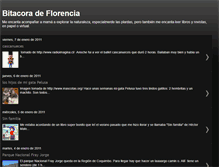 Tablet Screenshot of bitacoradeflorencia.blogspot.com