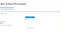 Tablet Screenshot of how-to-hack-hi5.blogspot.com