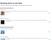 Tablet Screenshot of buildingnorthontherock.blogspot.com