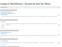 Tablet Screenshot of lenguaensantelmo2bachillerato.blogspot.com
